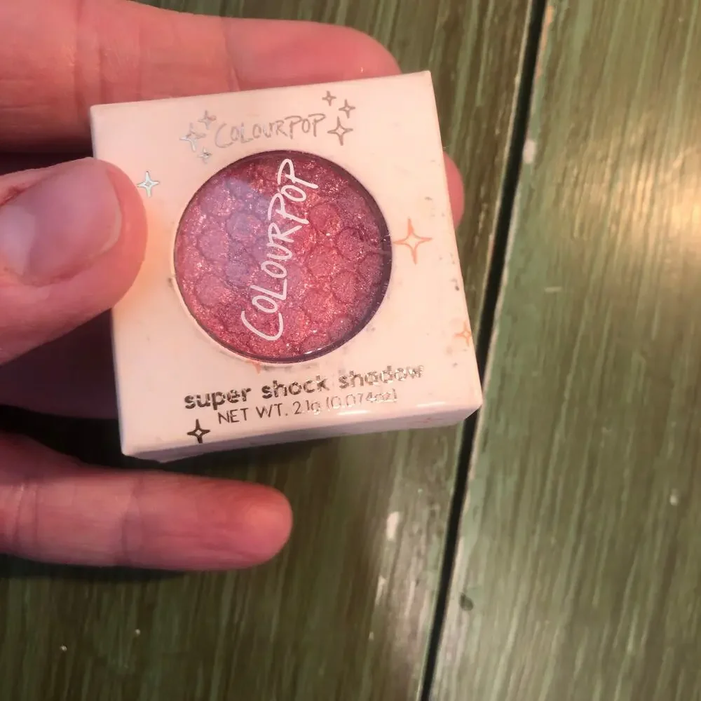 ColourPop NWT Super Shock Shadow Ultra-Glitter Eyeshadow Roy G. Biv